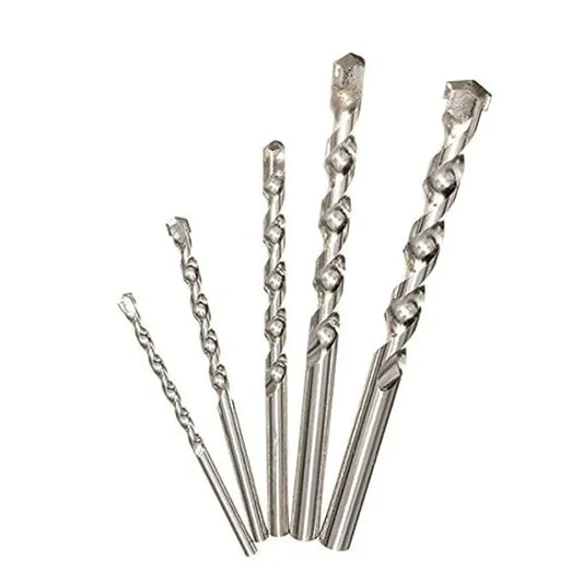 Drill Bit Set 5 Piece Masonry Drill Bit Set for Concrete and Brick Wall Drilling